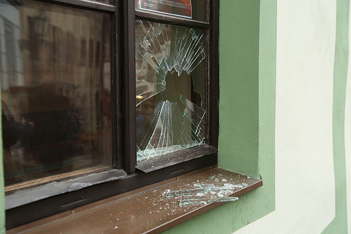 A2B Glass are able to board up broken windows while they are being repaired in Headington.